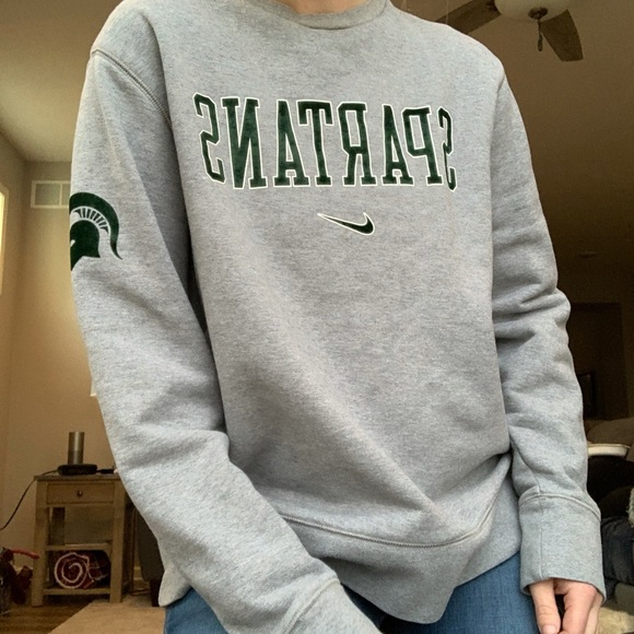 Nike Tops - Spartans crew neck size XL
